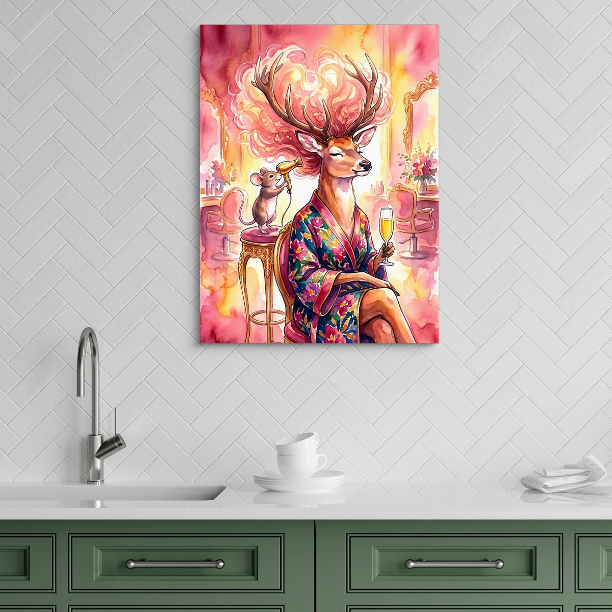 Deer's Styling Session - Luxury Wall Art