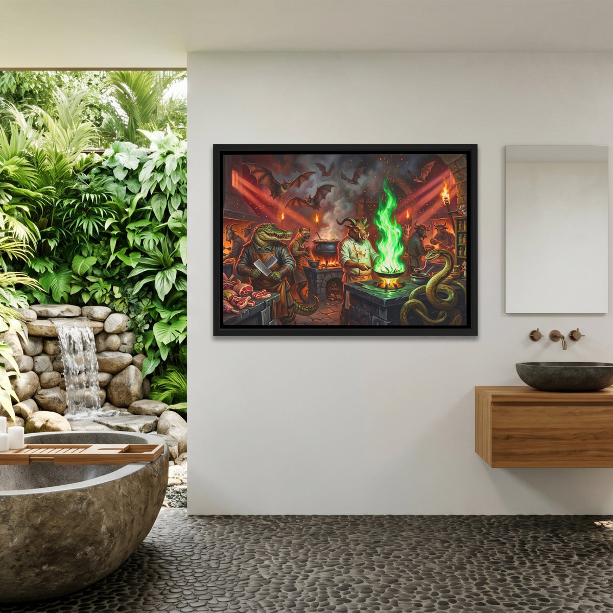 Demons Hellfire Chef — Demons Hellfire Chef Outdoor Bathroom Land 149