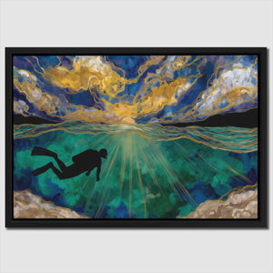 Depths of Gold - Luxury Wall Art