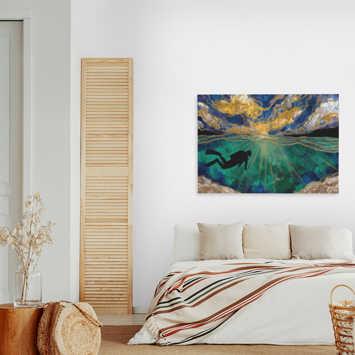 Depths of Gold - Luxury Wall Art