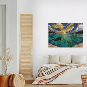 Depths of Gold - Luxury Wall Art