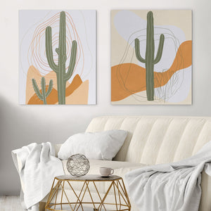 Desert Cactus Duo - Luxury Wall Art