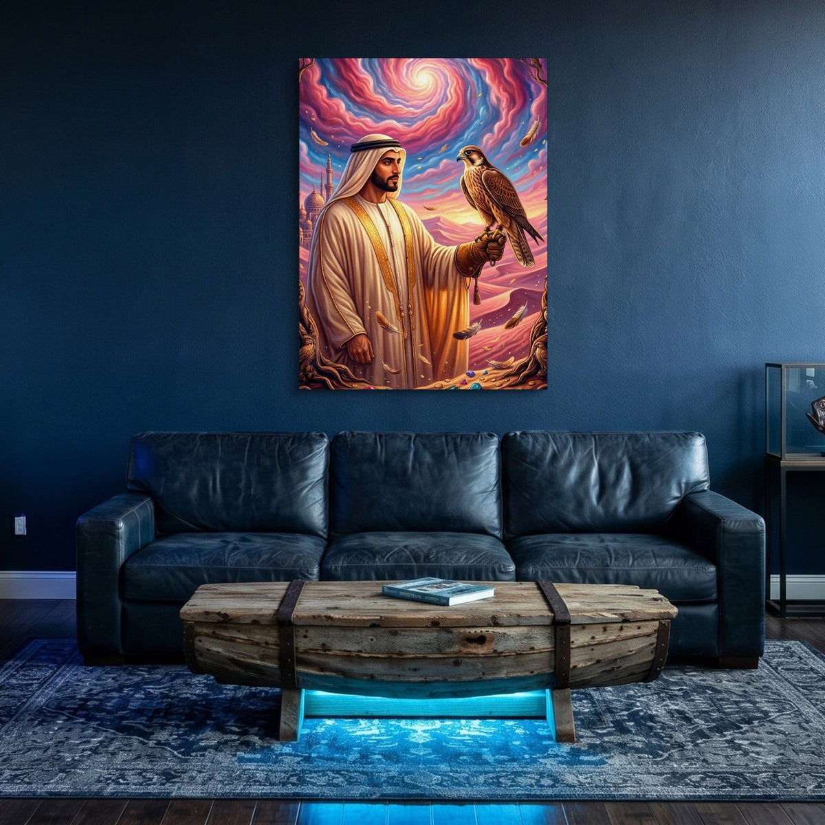 Desert Falconry - Luxury Wall Art