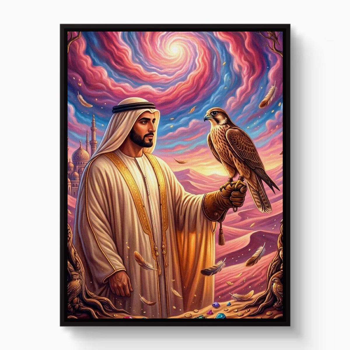 Desert Falconry - Luxury Wall Art