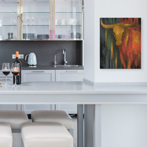 Desert Ghost Longhorn - Luxury Wall Art