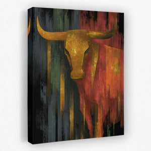 Desert Ghost Longhorn - Luxury Wall Art