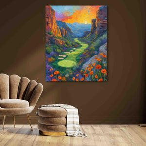 Desert Golf - Luxury Wall Art