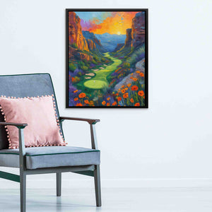 Desert Golf - Luxury Wall Art