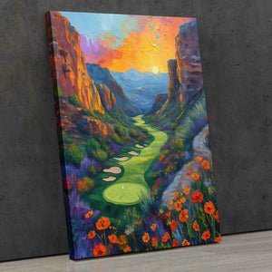 Desert Golf - Luxury Wall Art