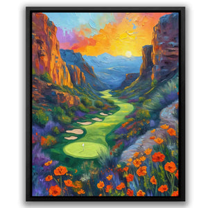 Desert Golf - Luxury Wall Art