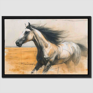 Desert Horse - Luxury Wall Art