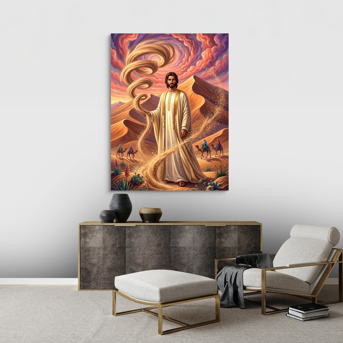 Desert Prophet Caravan - Luxury Wall Art