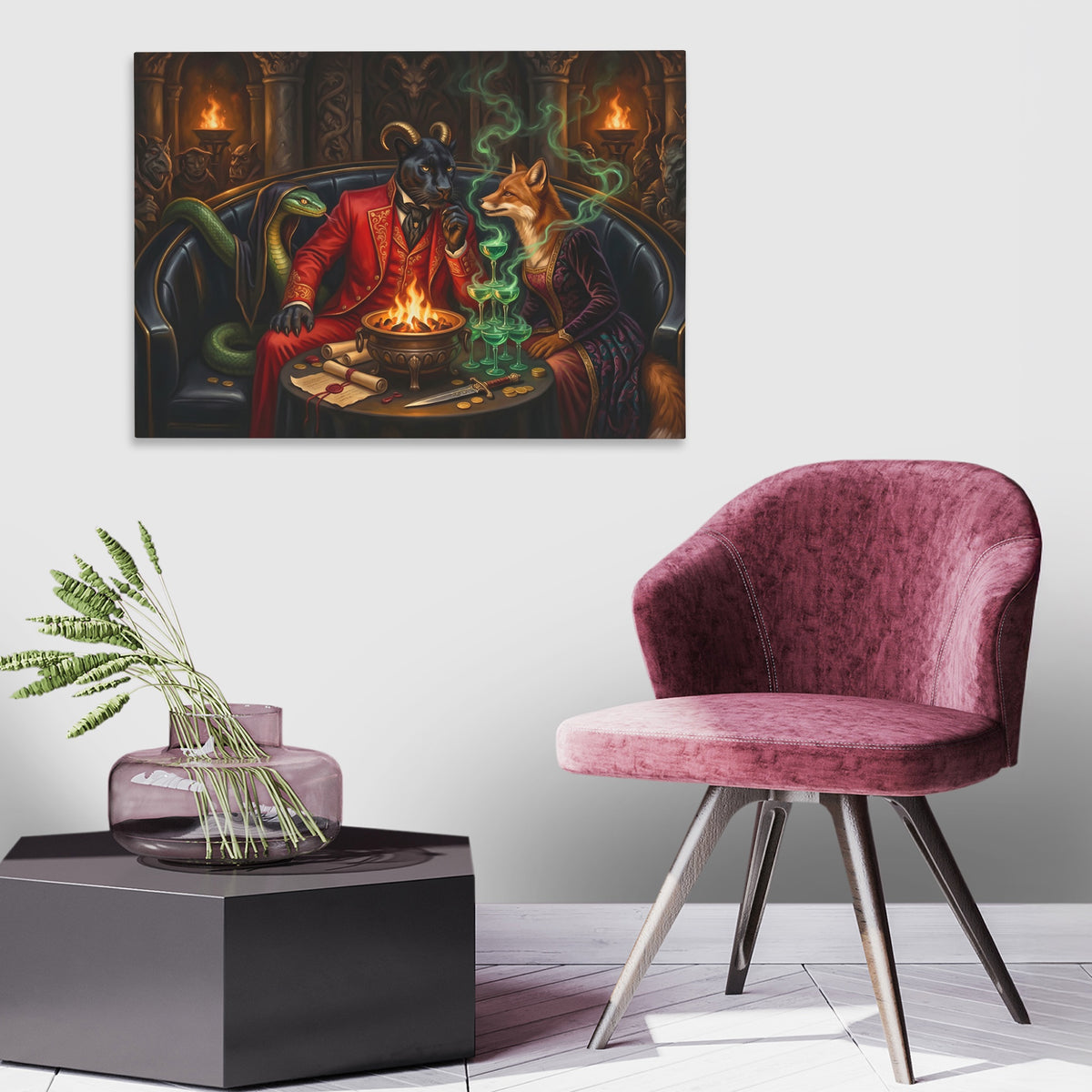 Devil's Emerald Covenant — Devil's Emerald Covenant New   Land Purple Chair 135