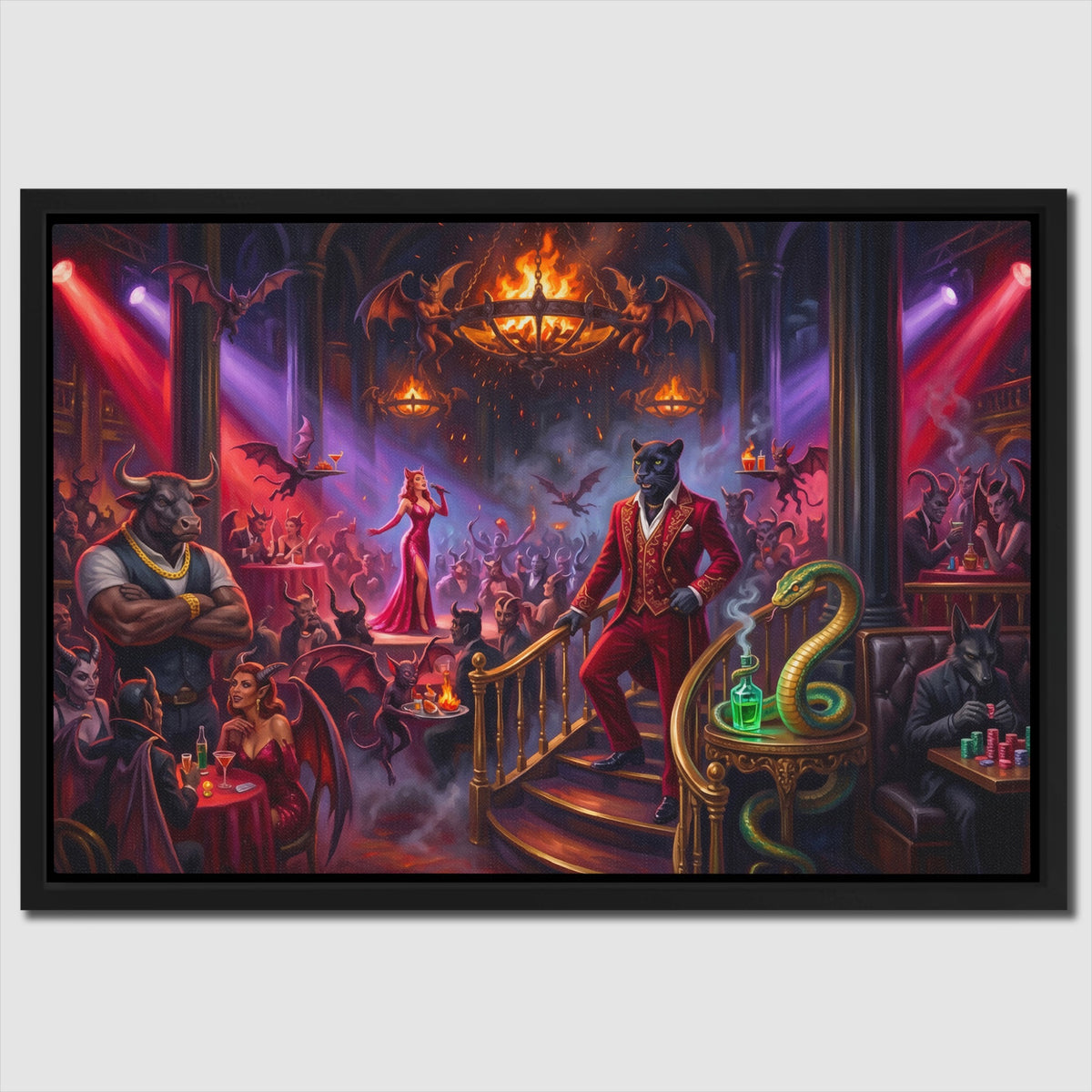 Devil's Night Club — Devil's Night Club Close Up Landscape 8