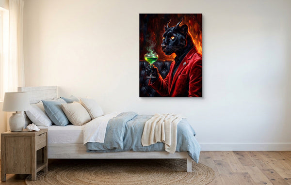 Devilish Panther in a room