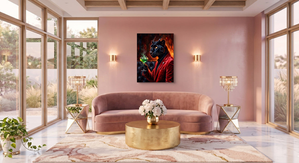 Devilish Panther - Luxury Wall Art