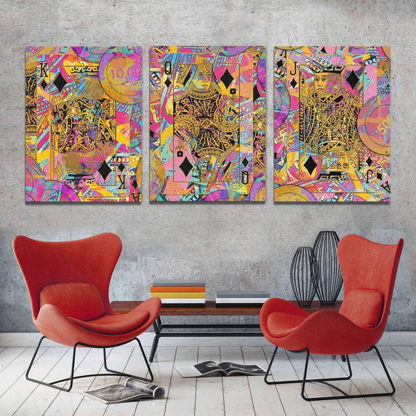 Diamond Royalty 3 Piece Set in a room
