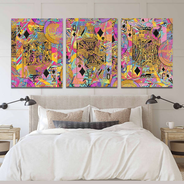 Diamond Royalty 3 Piece Set in a room