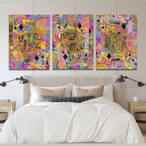 Diamond Royalty 3 Piece Set - Luxury Wall Art