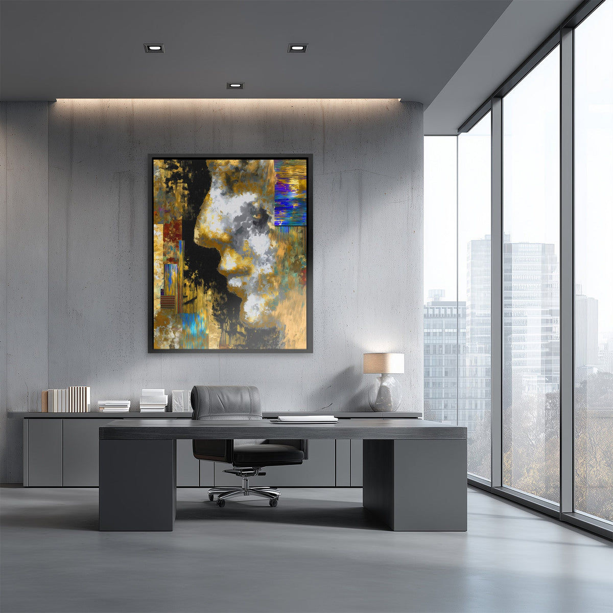 Digital Ruins Cascade - Luxury Wall Art