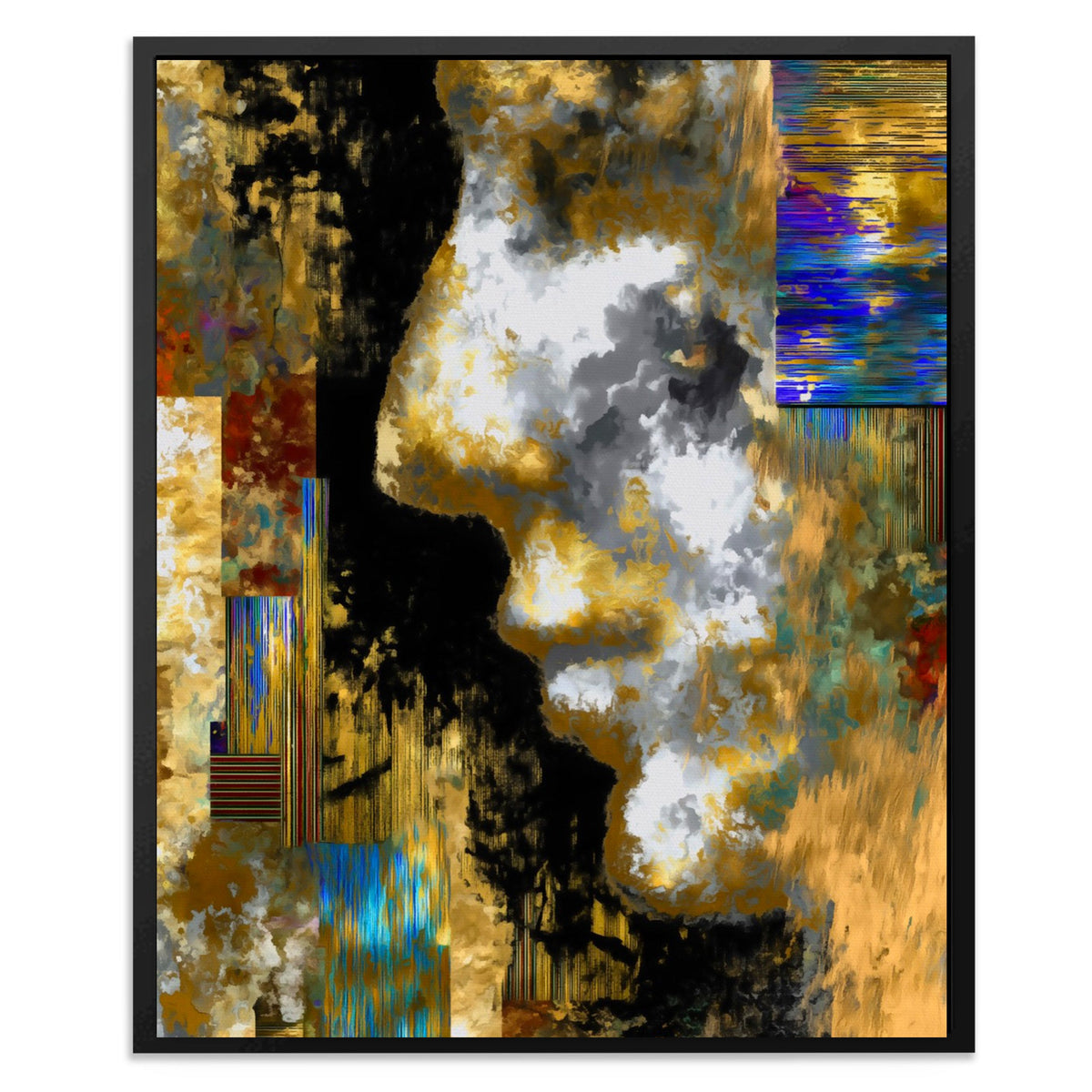Digital Ruins Cascade - Luxury Wall Art