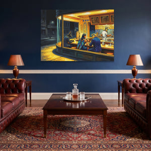 Diner Nocturne Gold - Luxury Wall Art