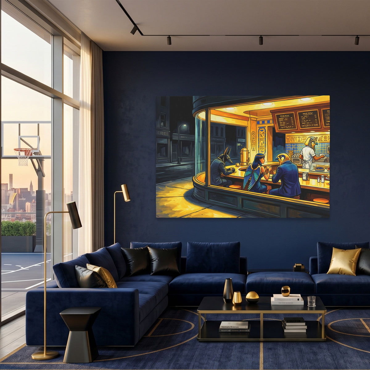 Diner Nocturne Gold — Diner Nocturne Gold Basketball Room Land 20