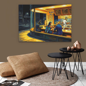 Diner Nocturne Gold — Diner Nocturne Gold brown wallroom 202