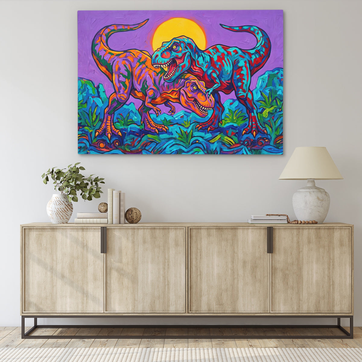 Dinosaurs Vibrant Wilderness — Dinosaurs Vibrant Wilderness Living Room Desk 89