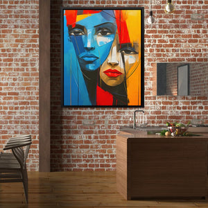 Displeased Faces - Luxury Wall Art