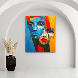 Displeased Faces - Luxury Wall Art