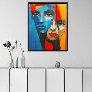 Displeased Faces - Luxury Wall Art