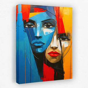 Displeased Faces - Luxury Wall Art