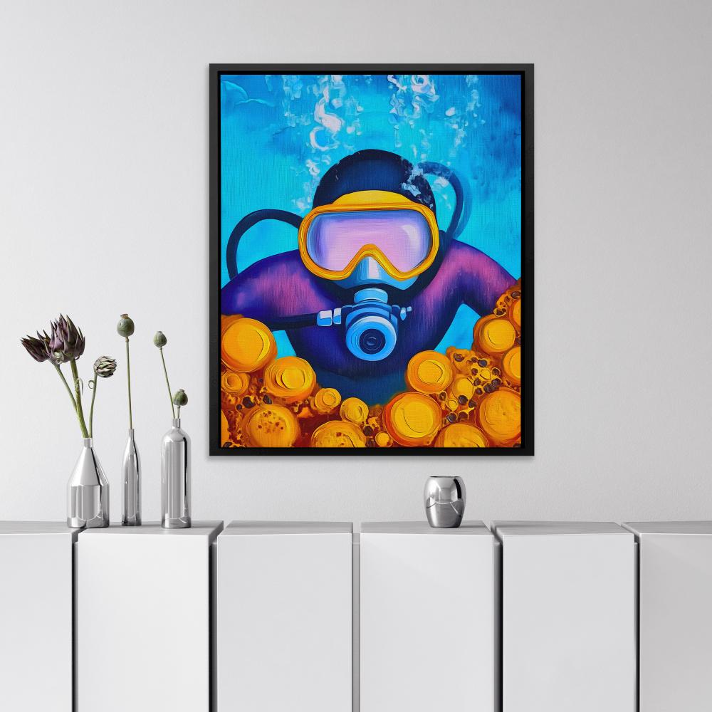 Dive into the Blue - Luxury Wall Art