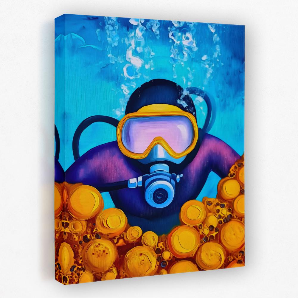 Dive into the Blue - Luxury Wall Art