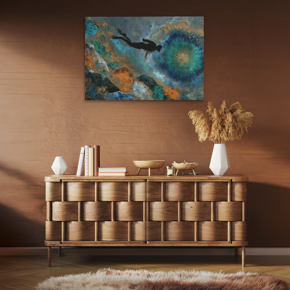 Divers Azure Dream - Luxury Wall Art