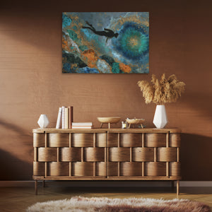 Divers Azure Dream - Luxury Wall Art