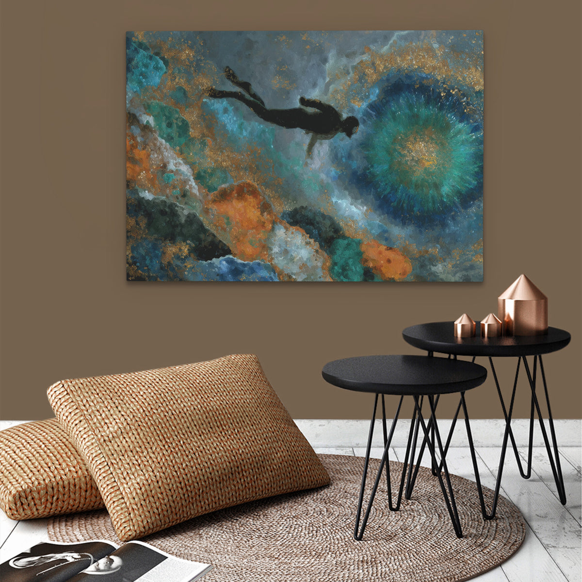 Divers Azure Dream - Luxury Wall Art