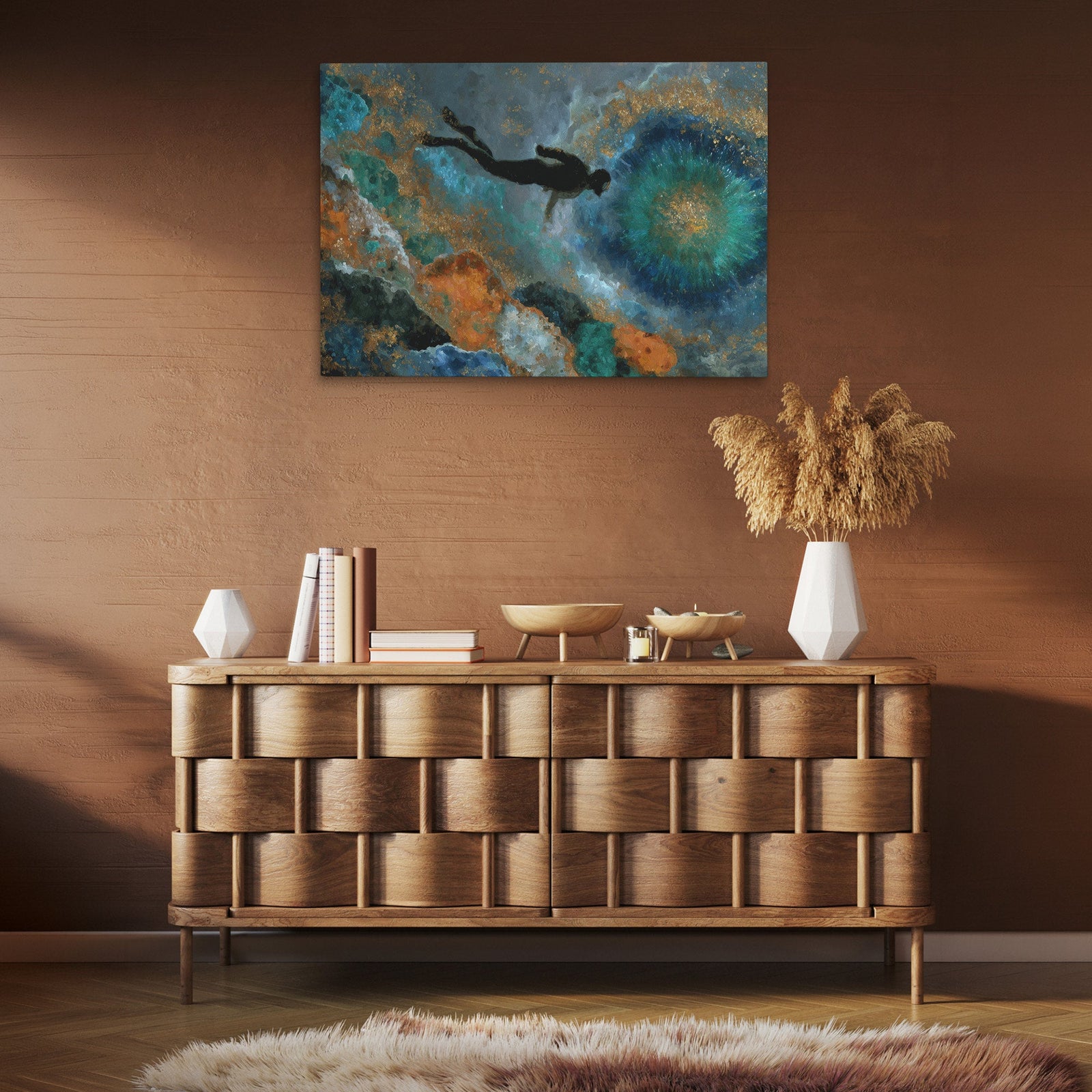 Divers Azure Dream - Luxury Wall Art