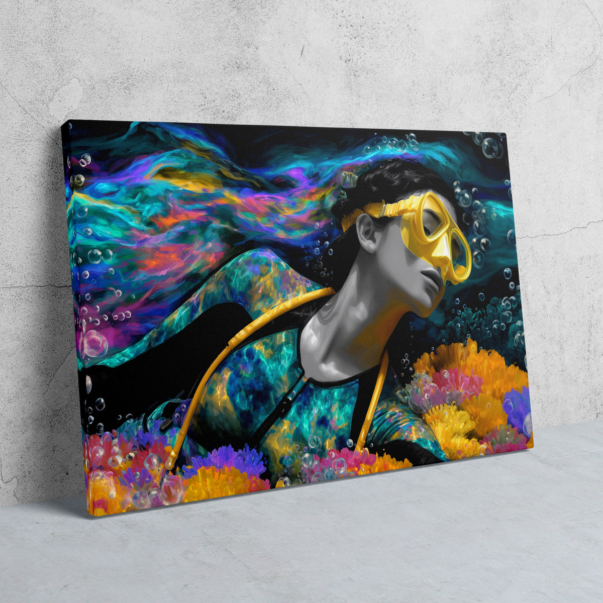 Divers Coral Haven - Luxury Wall Art