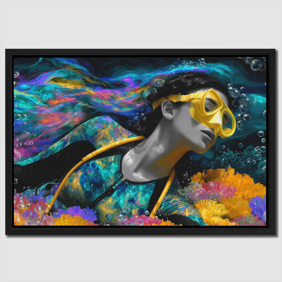 Divers Coral Haven - Luxury Wall Art