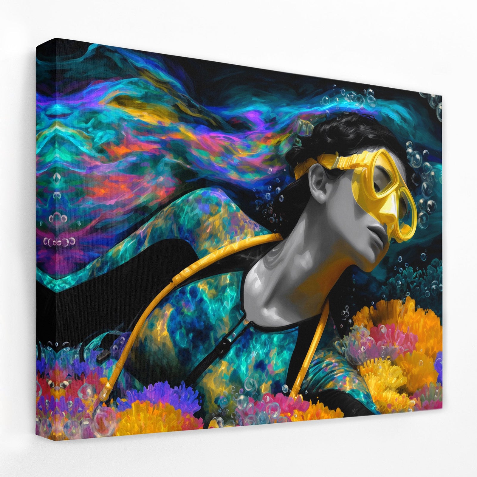 Divers Coral Haven - Luxury Wall Art