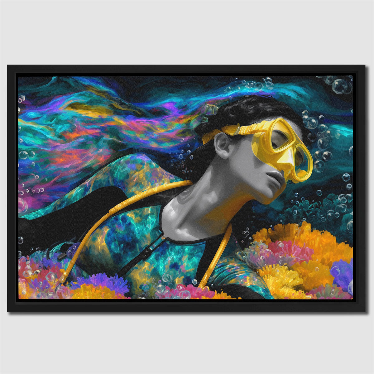 Divers Coral Haven - Luxury Wall Art