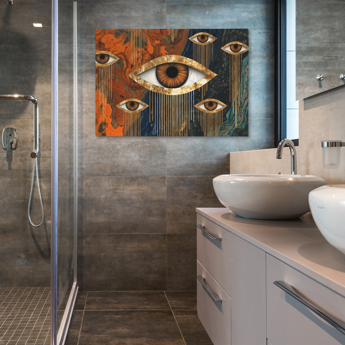 Divine Watchers Assembly - Luxury Wall Art