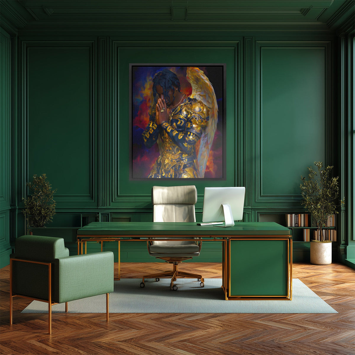 Divine Wings Prayer - Luxury Wall Art