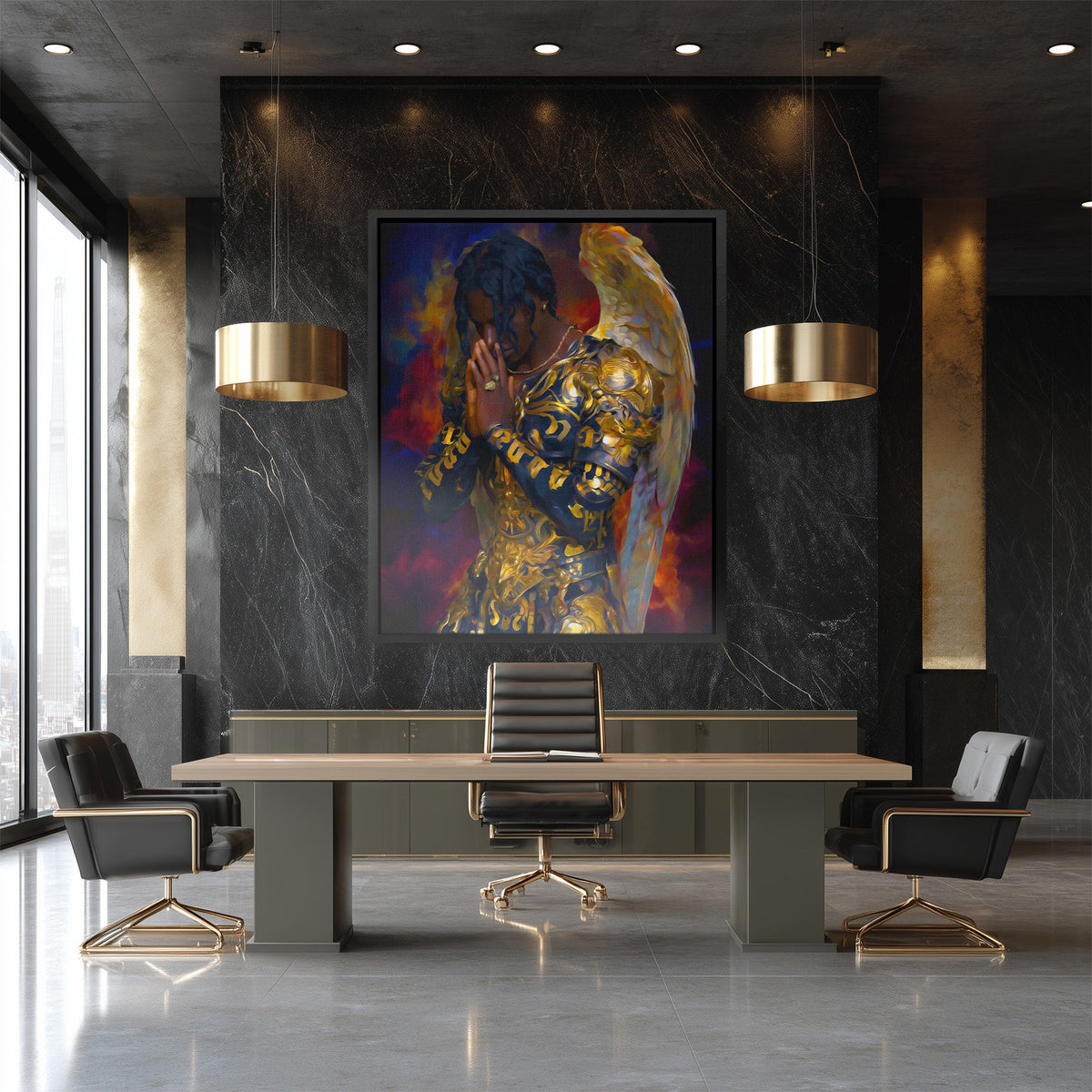 Divine Wings Prayer - Luxury Wall Art