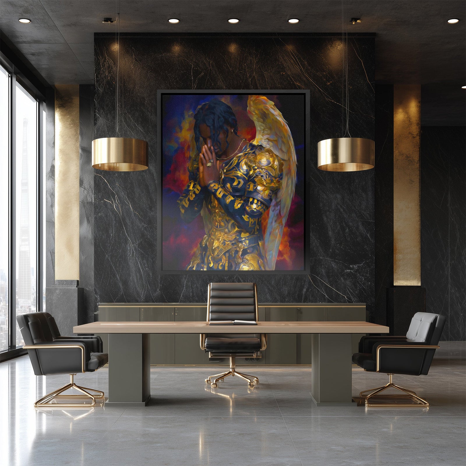 Divine Wings Prayer - Luxury Wall Art