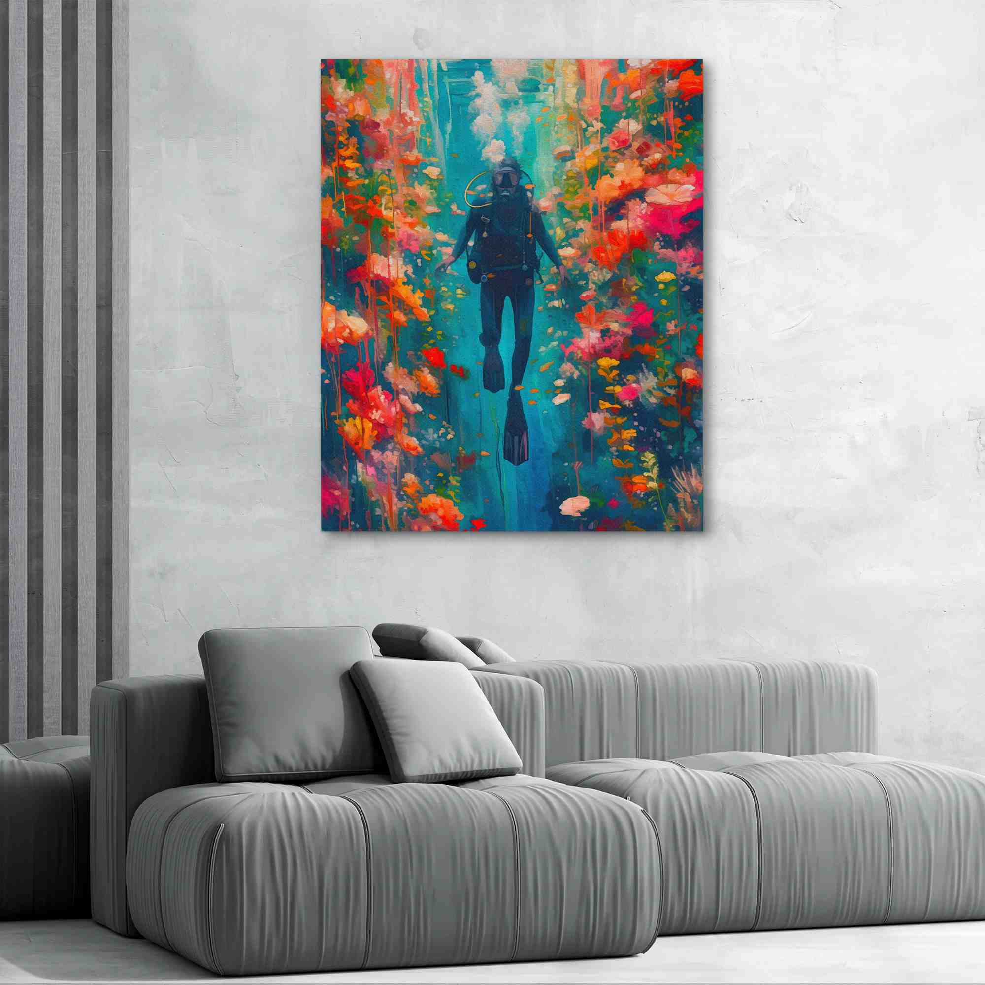 Diving in Life - Luxury Wall Art