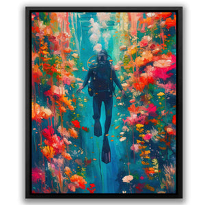 Diving in Life - Luxury Wall Art