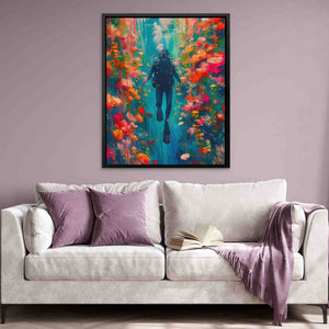 Diving in Life - Luxury Wall Art